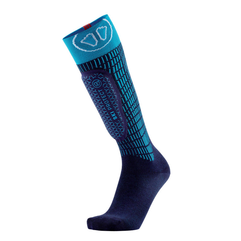 Ski Protect Sidas, warm and thin ski sock with tibial protection.